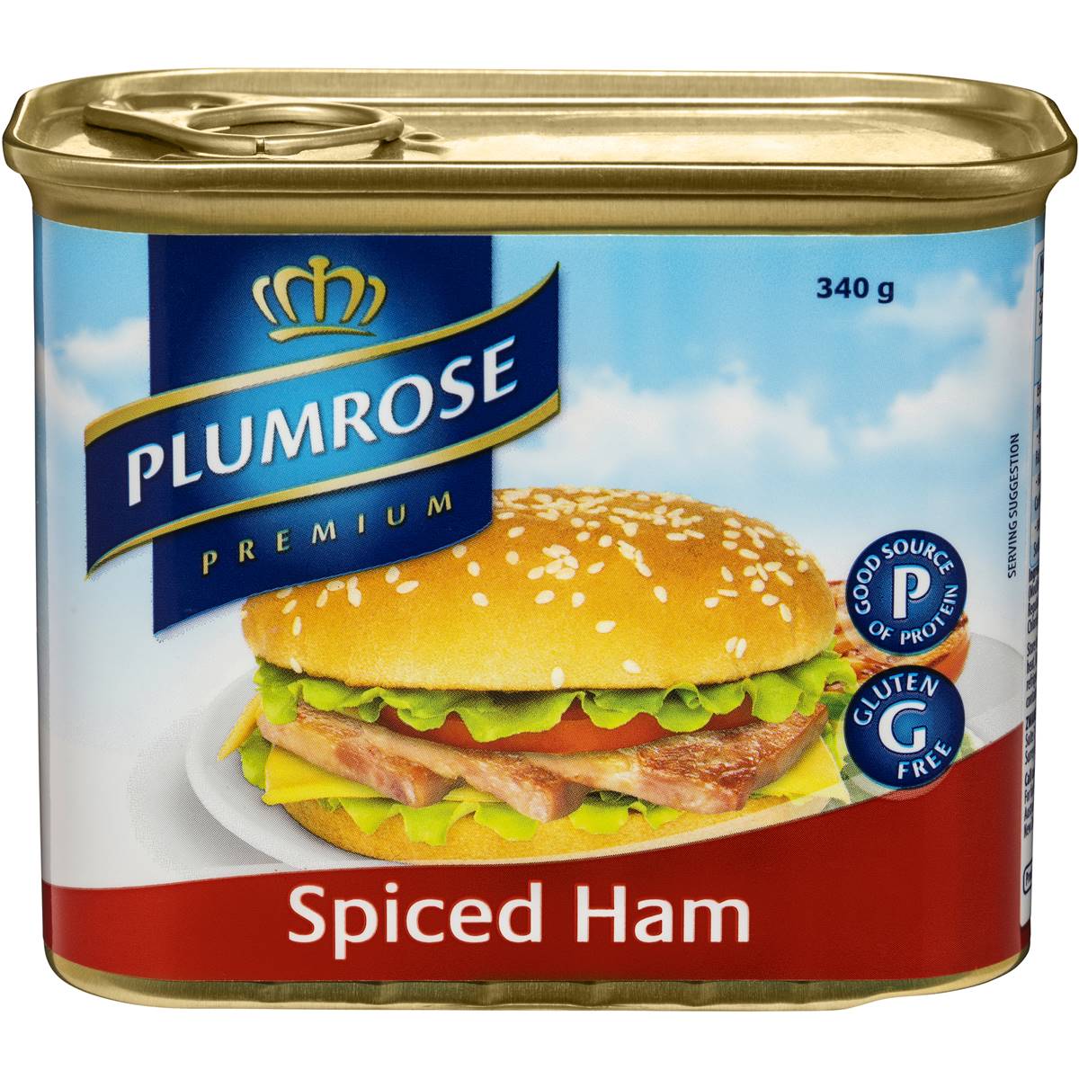  340g Spiced Ham Plumrose Premium Main Image